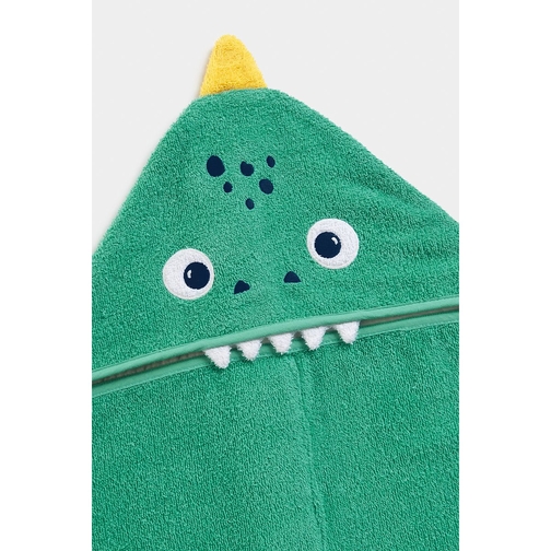 Buy Mothercare Dino Cuddle And Dry Hooded Toddler Towel online Mothercare Qatar